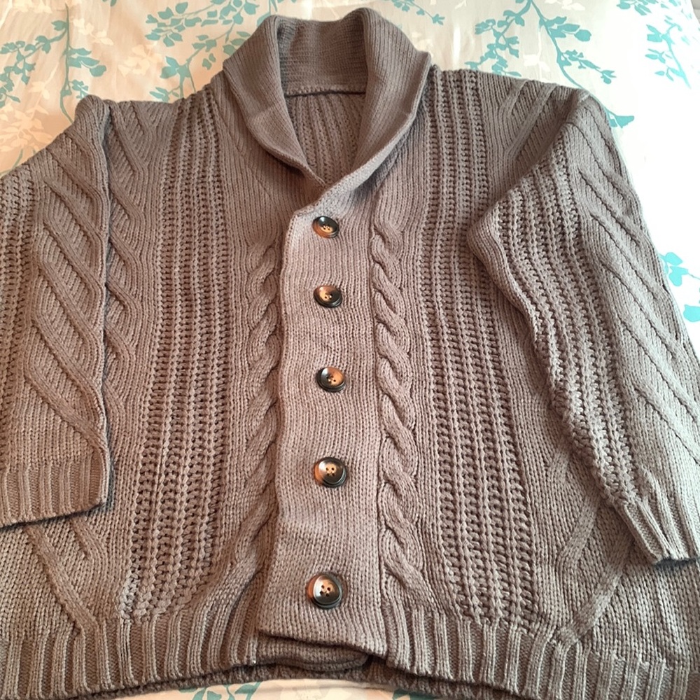 Nice Button Down Open Sweater - image 1